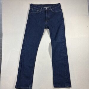 Levi's Men's Jeans Blue Denim W31 L32 Classic Straight Fit Dark Wash PC9 085130